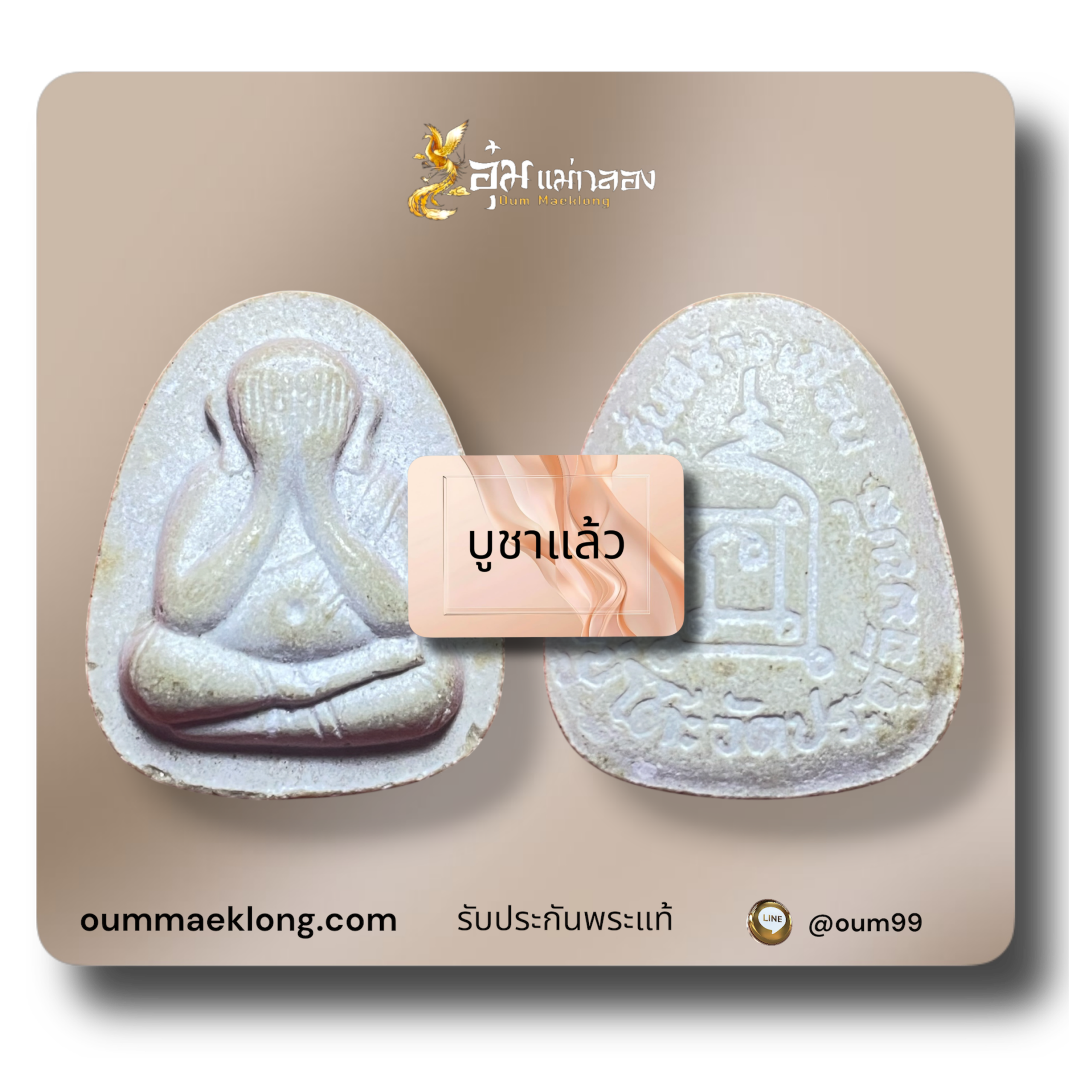 พระปิดตาปลดหนี้ รุ่นสร้างเขื่อน ปี 36 เนื้อเกสร